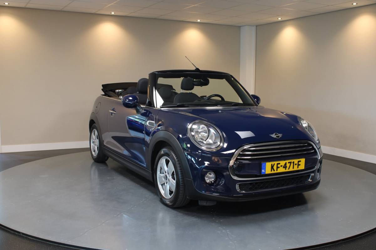 MINI Cooper Cabrio Mini Cabrio 1.5 Cooper Business *Automaat* Climate|Cruise|Navi|PDC|BT|Windscherm|Neon-ring|Origineel NL|Facelift|NAP