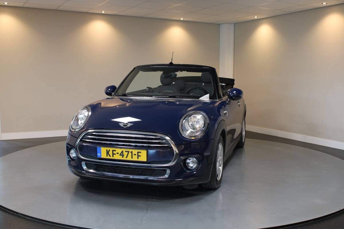 MINI Cooper Cabrio Mini Cabrio 1.5 Cooper Business *Automaat* Climate|Cruise|Navi|PDC|BT|Windscherm|Neon-ring|Origineel NL|Facelift|NAP