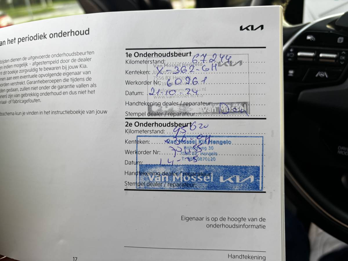 Kia EV6 Kia EV6 GT-Line 77.4 kWh / Soh 100% / NL-Auto / Hud / Schuifd. /  Navi /