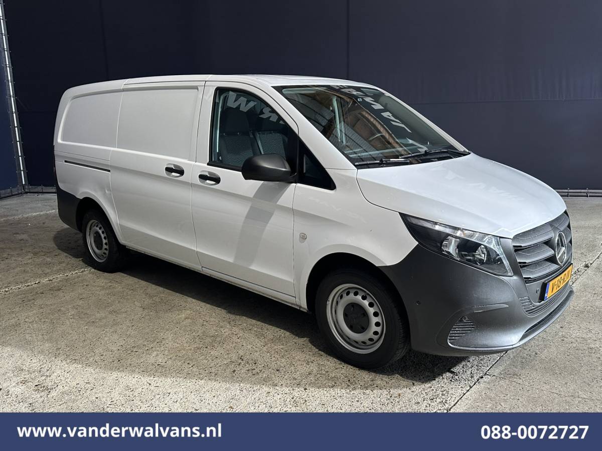 Mercedes-Benz Vito Mercedes-Benz Vito 114 CDI 136pk L2H1 Euro6 Airco | Camera | Cruisecontrol | Parkeersensoren Bijrijdersbank, Achterklep