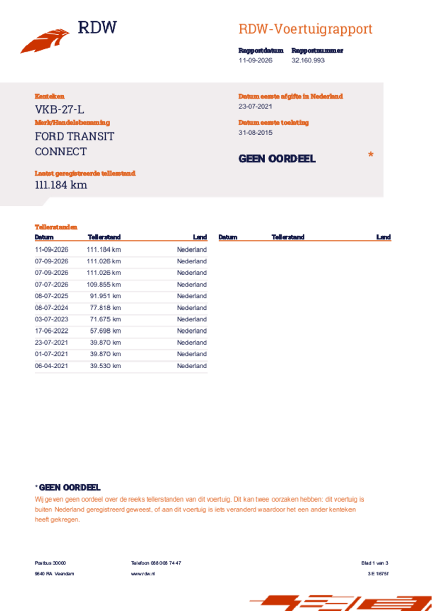 Ford Transit Connect Ford Transit Connect 1.6 TDCI L2 Trend I Carplay I Pdc I Airco I Btw I