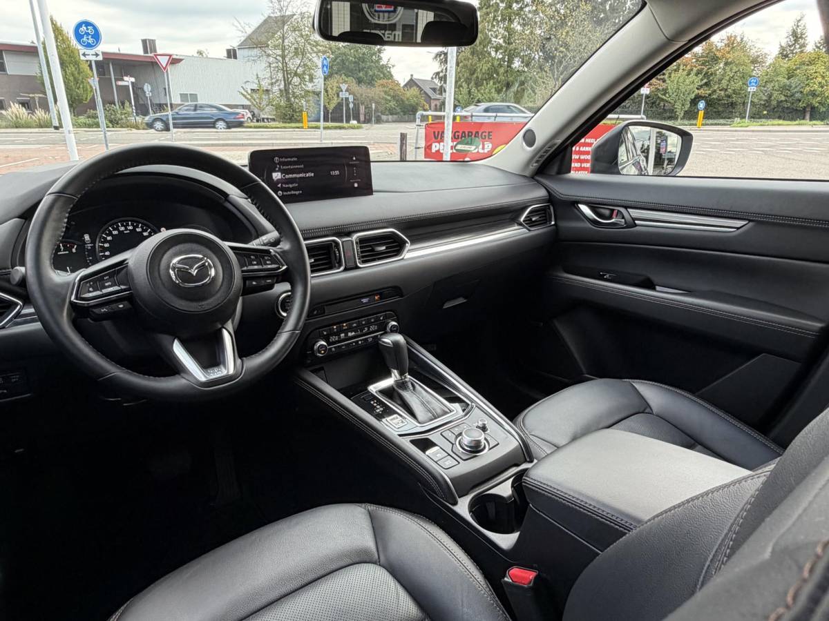 Mazda CX-5 Mazda CX-5 2.0 e-SkyActiv-G M Hybrid 165 Exclusive-Line | NL AUTO | ELEK. STOELEN | BOSE | ADAPTIVE CRUISE |FABRIEKSGARANTIE T/M 10-2030 | LEER | ELEK. ACHTERKLEP |