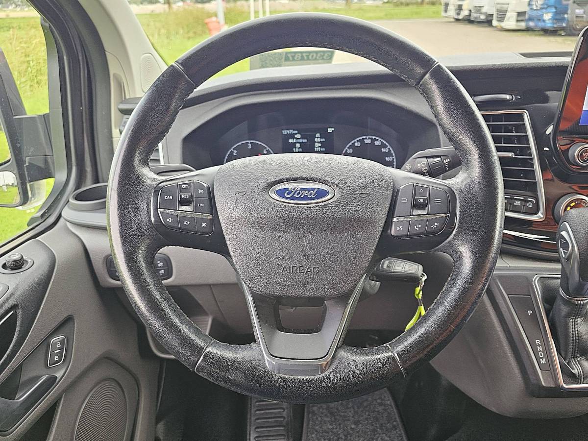 Ford Transit Custom FORD TRANSIT CUSTOM 2.0 L1H1 SPORT Dubbele Cabine 185Pk Automaat 2xSchuifdeur Lm-Velgen !