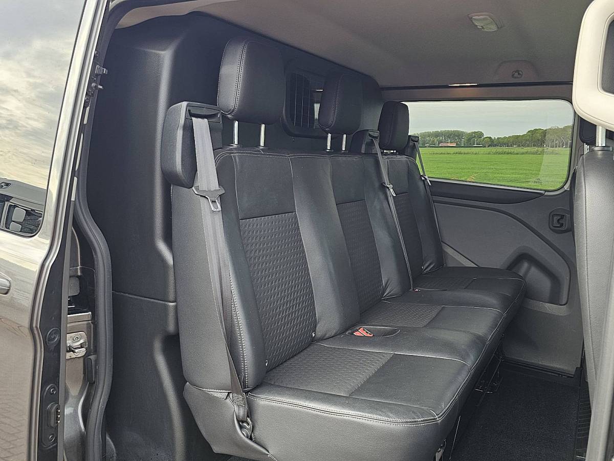 Ford Transit Custom FORD TRANSIT CUSTOM 2.0 L1H1 SPORT Dubbele Cabine 185Pk Automaat 2xSchuifdeur Lm-Velgen !