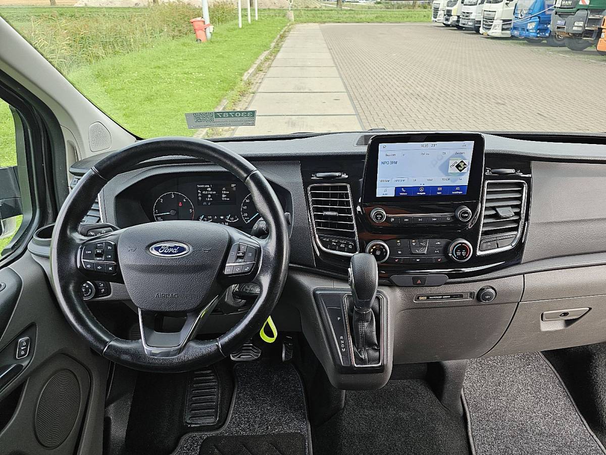 Ford Transit Custom FORD TRANSIT CUSTOM 2.0 L1H1 SPORT Dubbele Cabine 185Pk Automaat 2xSchuifdeur Lm-Velgen !