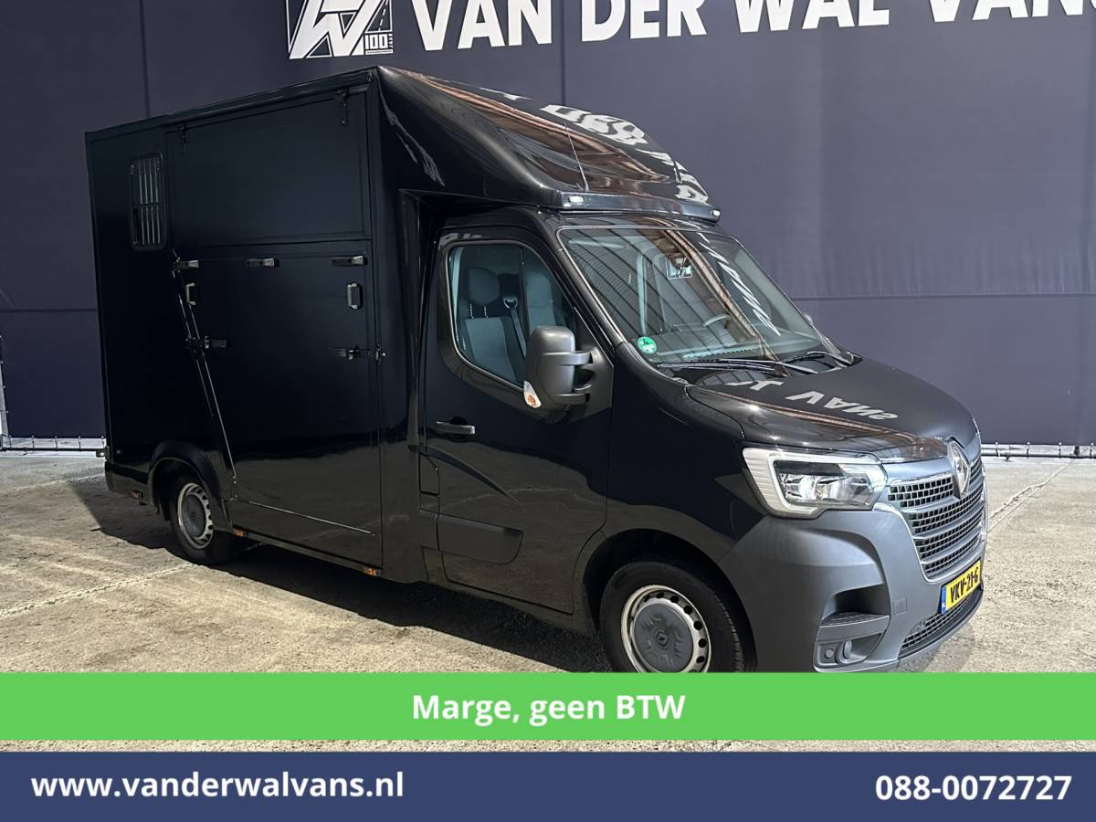 Renault Master Renault Master 2.3 dCi 150pk **MARGE, geen BTW** L2H2 Paardenwagen Euro6 Airco | Camera | Cruisecontrol | Trekhaak Bijrijdersbank