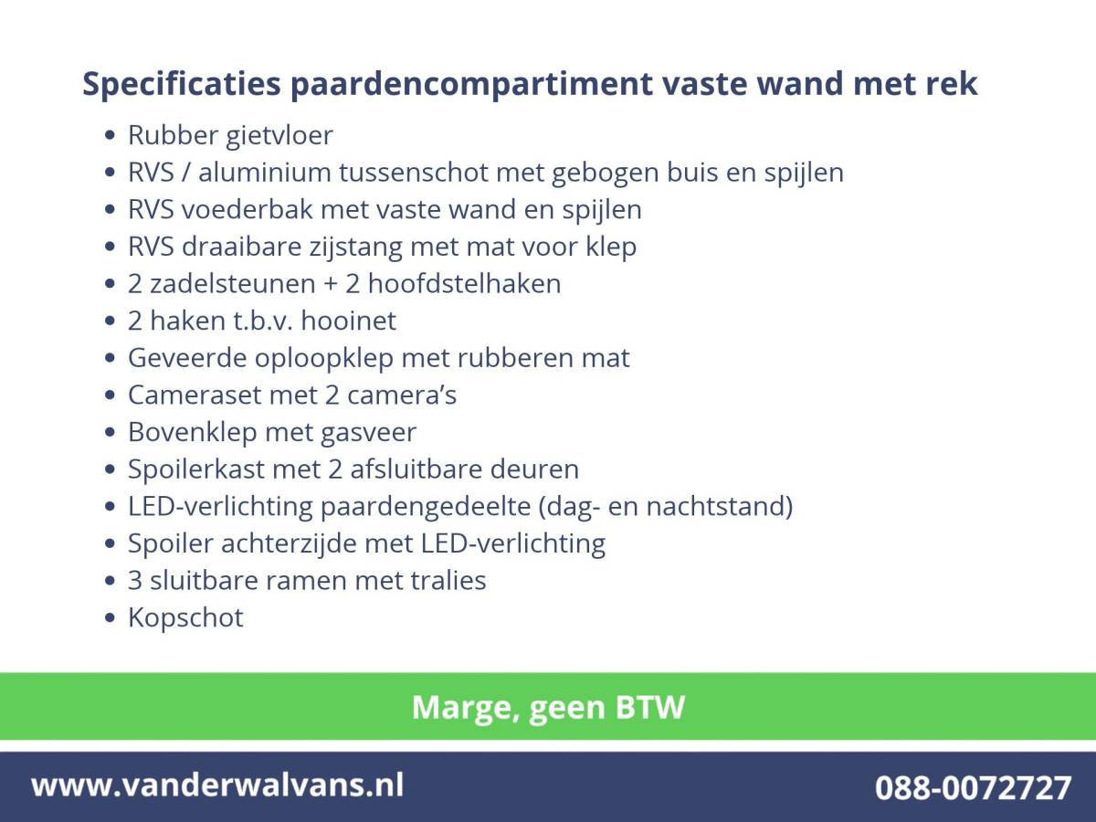 Renault Master Renault Master 2.3 dCi 150pk **MARGE, geen BTW** L2H2 Paardenwagen Euro6 Airco | Camera | Cruisecontrol | Trekhaak Bijrijdersbank