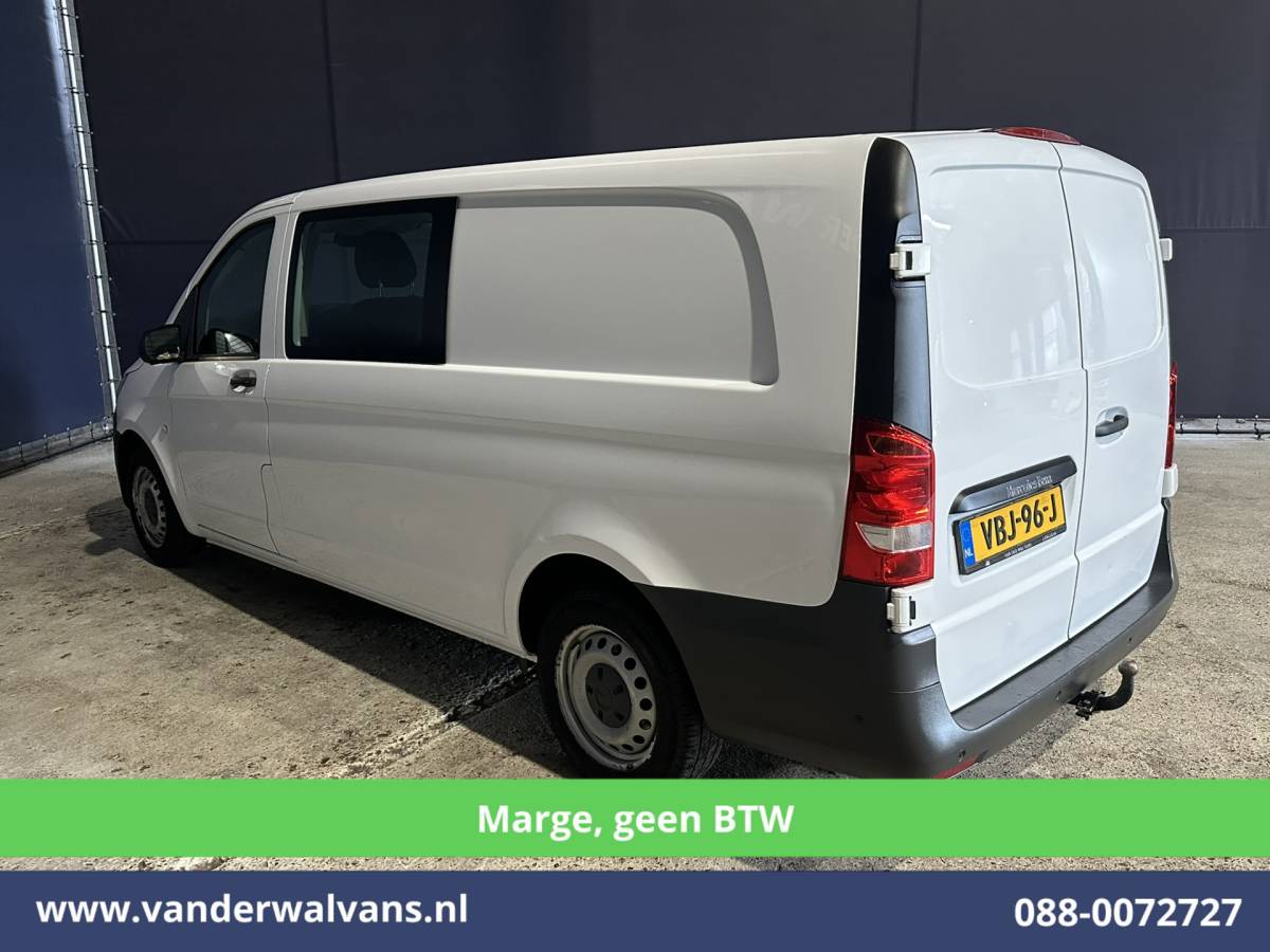Mercedes-Benz Vito Mercedes-Benz Vito 111 CDI **MARGE, Geen BTW** L3H1 Dubbele Cabine Euro6 Airco | 5-Zits | Camera | Navigatie | Cruisecontrol Trekhaak, Parkeersensoren