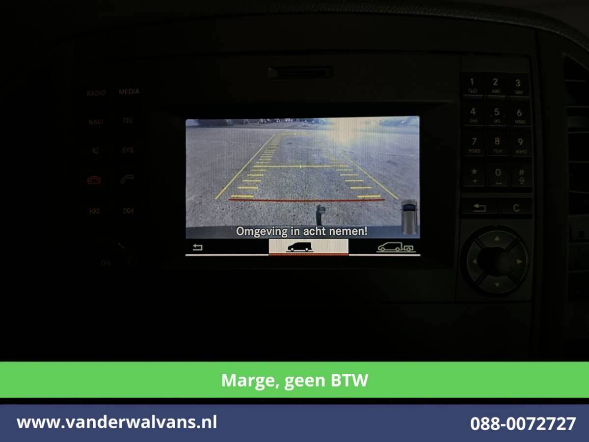 Mercedes-Benz Vito Mercedes-Benz Vito 111 CDI **MARGE, Geen BTW** L3H1 Dubbele Cabine Euro6 Airco | 5-Zits | Camera | Navigatie | Cruisecontrol Trekhaak, Parkeersensoren