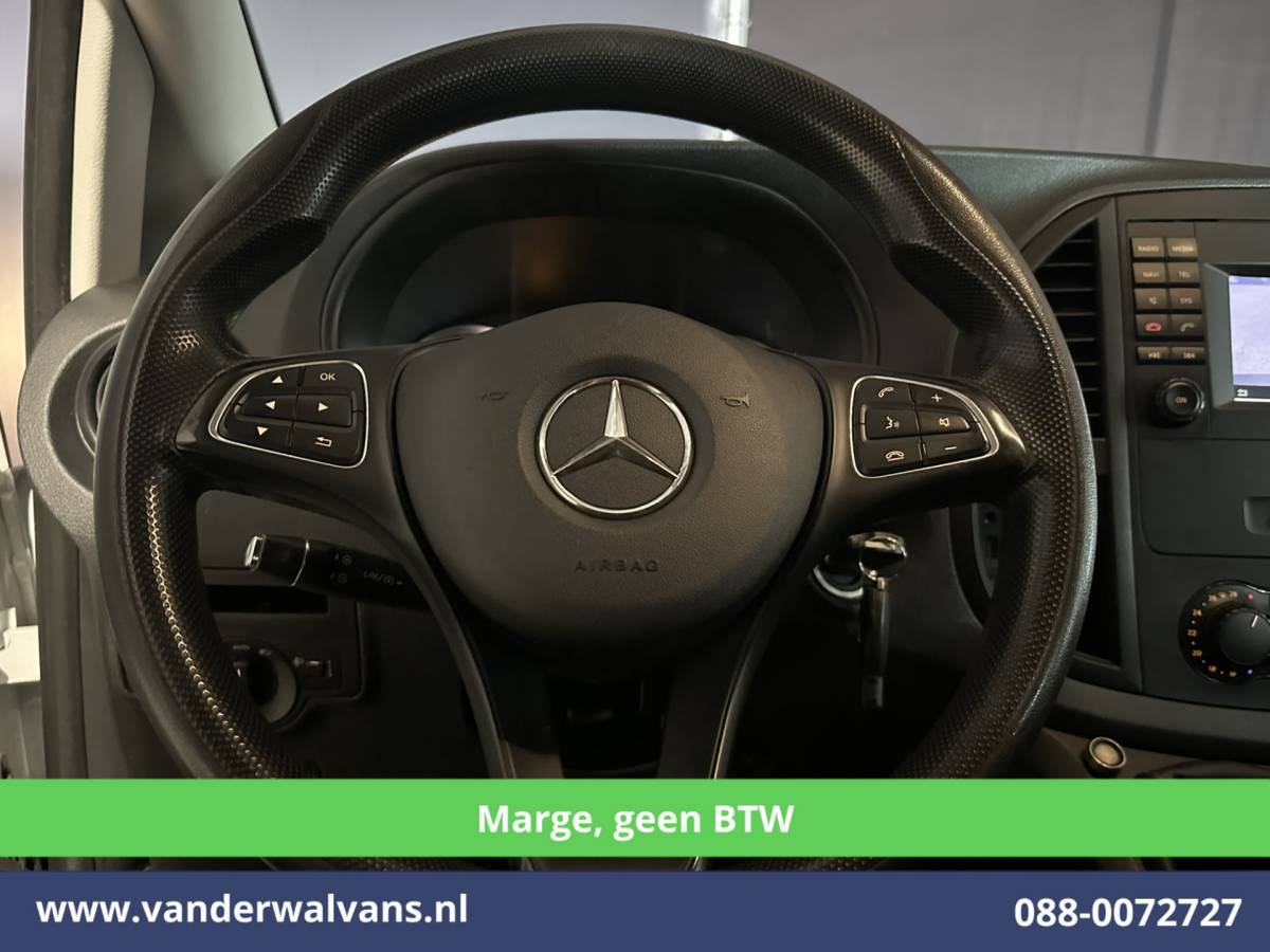 Mercedes-Benz Vito Mercedes-Benz Vito 111 CDI **MARGE, Geen BTW** L3H1 Dubbele Cabine Euro6 Airco | 5-Zits | Camera | Navigatie | Cruisecontrol Trekhaak, Parkeersensoren