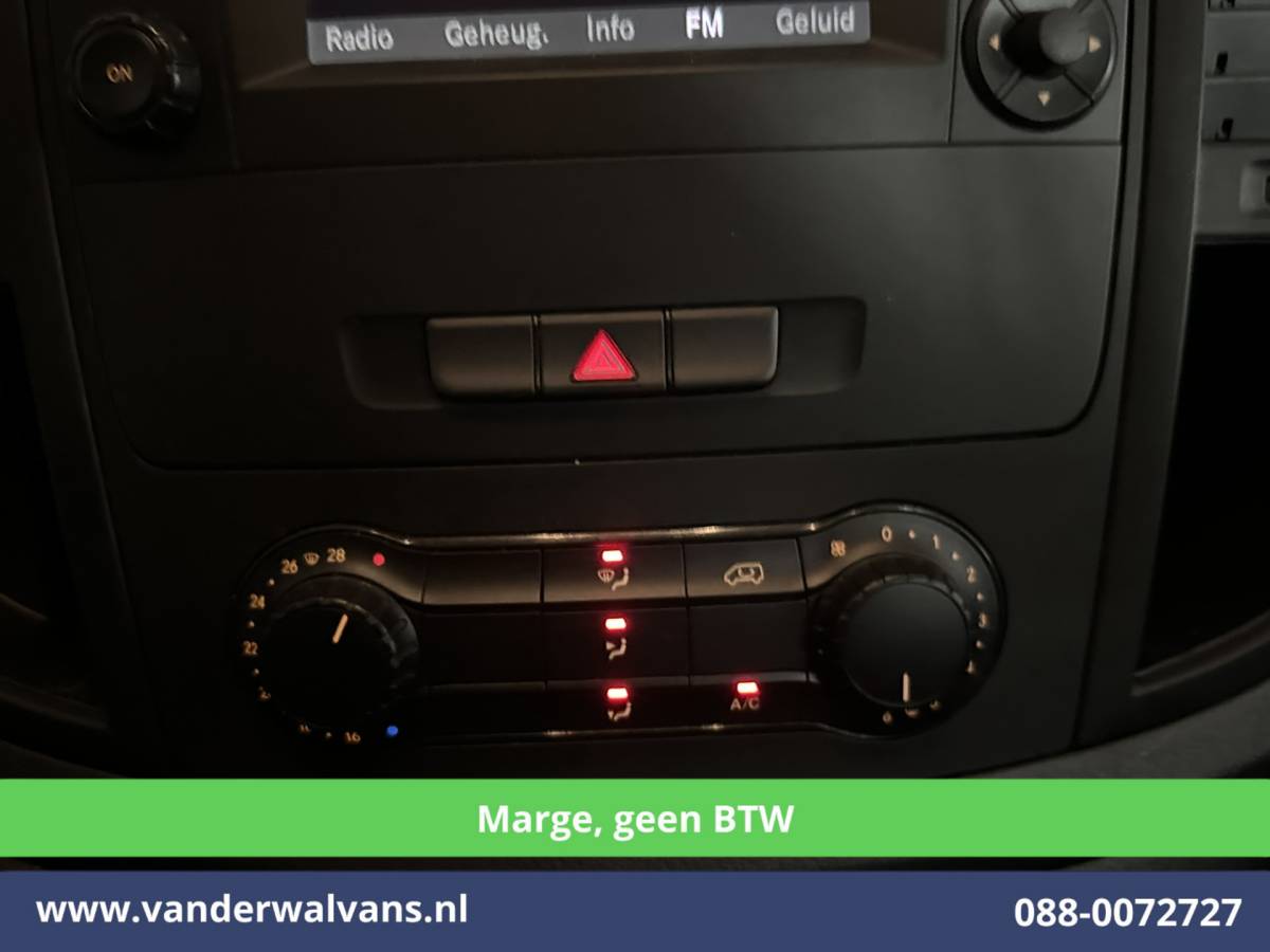 Mercedes-Benz Vito Mercedes-Benz Vito 111 CDI **MARGE, Geen BTW** L3H1 Dubbele Cabine Euro6 Airco | 5-Zits | Camera | Navigatie | Cruisecontrol Trekhaak, Parkeersensoren