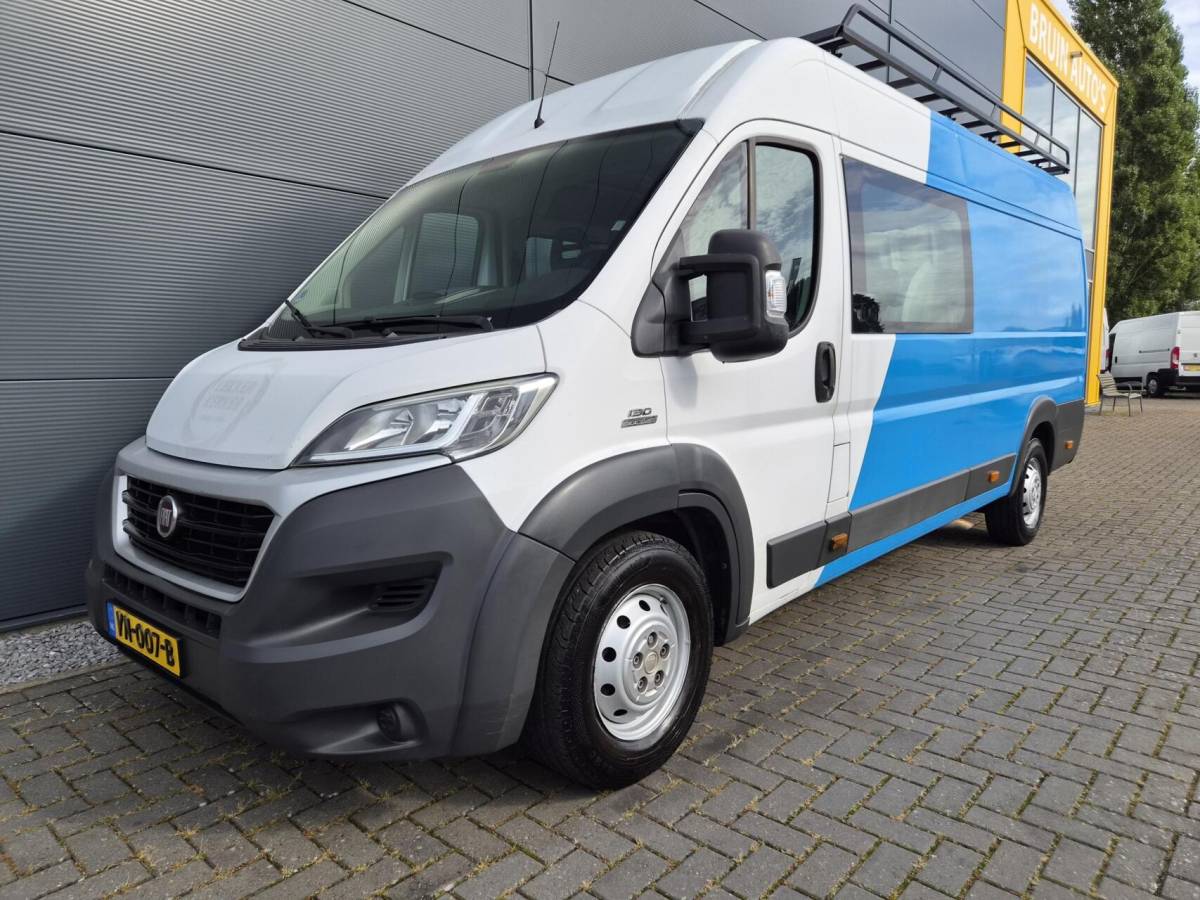 Fiat Ducato Fiat Ducato 2.3 MultiJet L4H2 DC 7-zits Airco Trekh 130pk