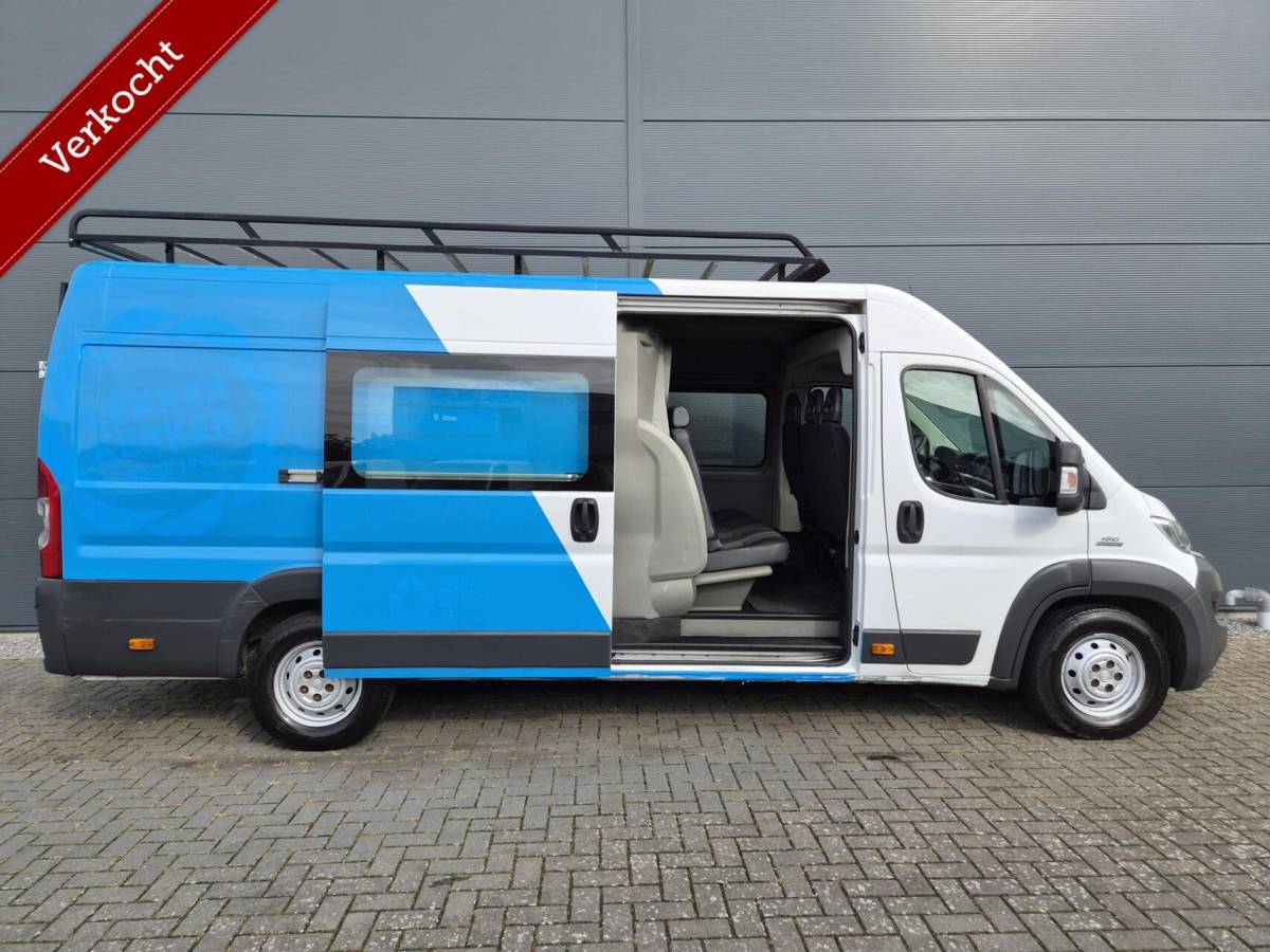 Fiat Ducato Fiat Ducato 2.3 MultiJet L4H2 DC 7-zits Airco Trekh 130pk
