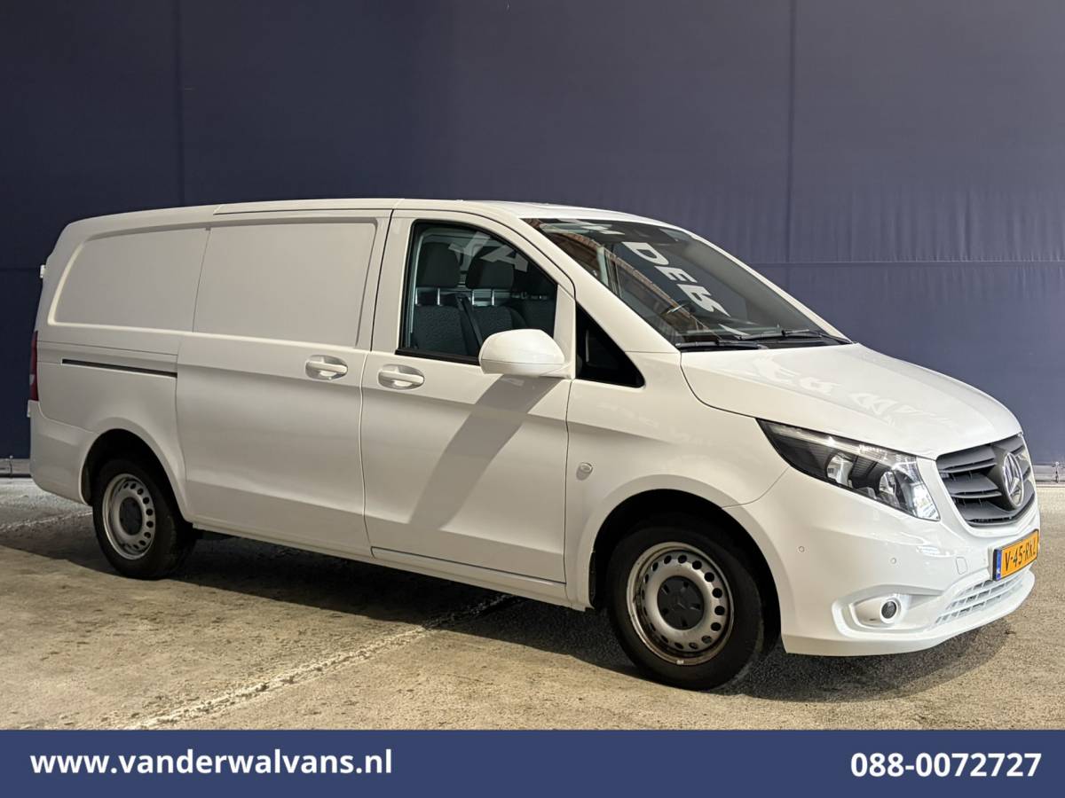 Mercedes-Benz Vito Mercedes-Benz Vito 114 CDI 136pk L2H1 Euro6 Airco | Camera | Navigatie | Cruisecontrol | Apple Carplay Android Auto, Parkeersensoren, Bijrijdersbank, Bumper in de kleur.