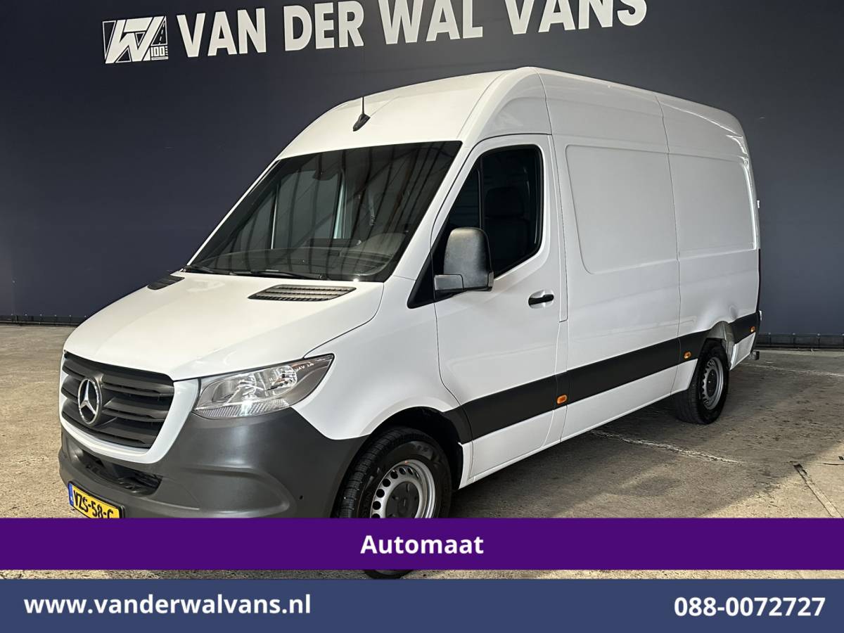 Mercedes-Benz Sprinter Mercedes-Benz Sprinter 317 CDI 170pk 9G-Tronic Automaat 3500kg Trekhaak L2H2 Euro6 Airco | Camera | Navigatie | Apple Carplay Android Auto, Cruisecontrol, Parkeersensoren, Bijrijdersbank
