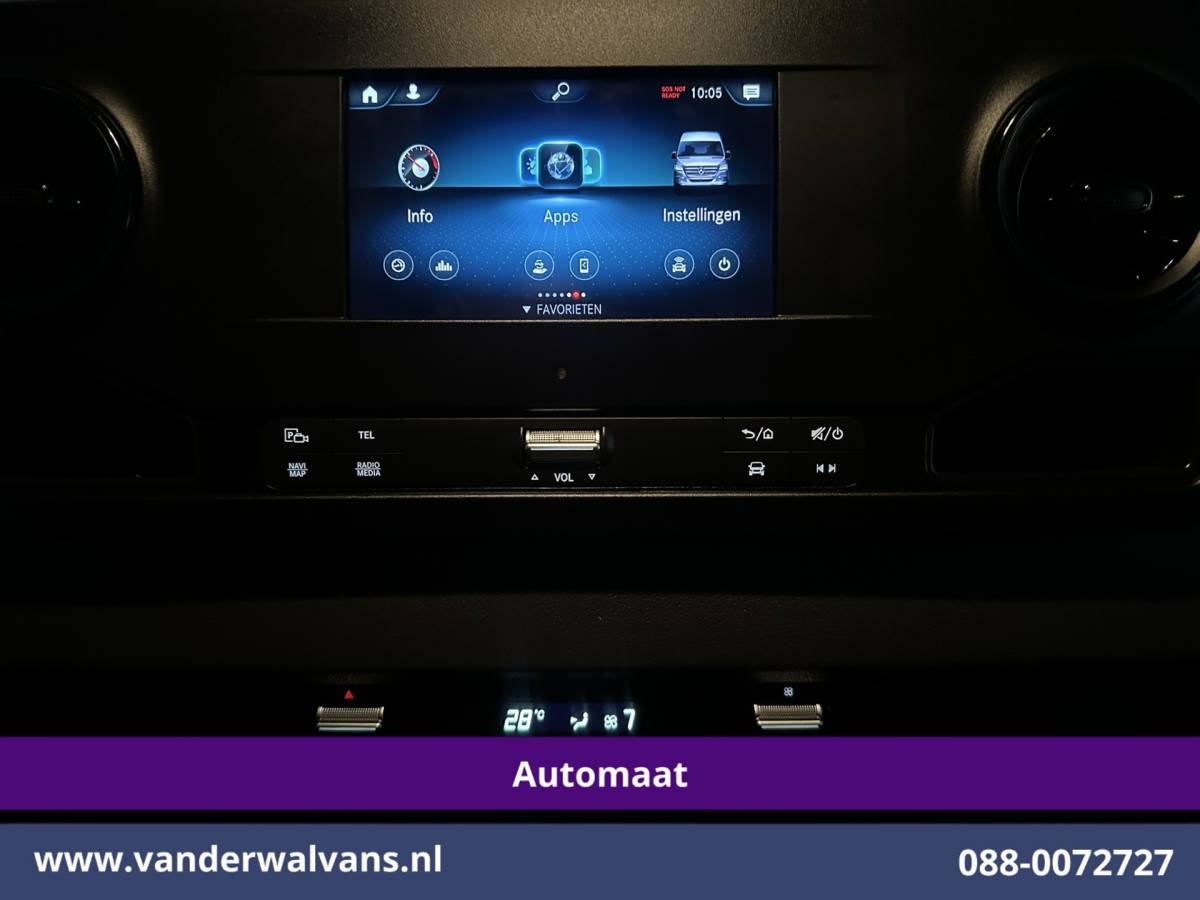 Mercedes-Benz Sprinter Mercedes-Benz Sprinter 317 CDI 170pk 9G-Tronic Automaat 3500kg Trekhaak L2H2 Euro6 Airco | Camera | Navigatie | Apple Carplay Android Auto, Cruisecontrol, Parkeersensoren, Bijrijdersbank