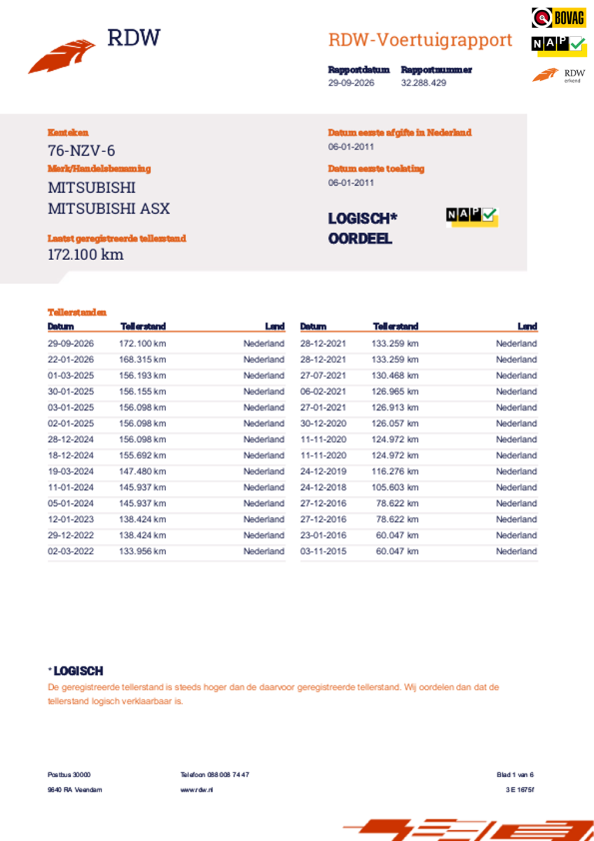 Mitsubishi ASX Mitsubishi ASX 1.6 Intense ClearTec/ Pano/ Keyless/ Clima/ Parkeersensoren/ Xenon/ nwe. APK/ NAP