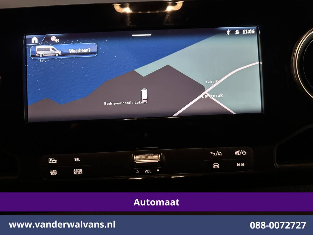 Mercedes-Benz Sprinter Mercedes-Benz Sprinter 317 CDI 170pk 9G-Tronic Automaat L2H2 Euro6 Airco | Camera | Navigatie | LED | Cruisecontrol | Stoelverwarming Chauffeursstoel, Parkeersensoren, Bijrijdersbank