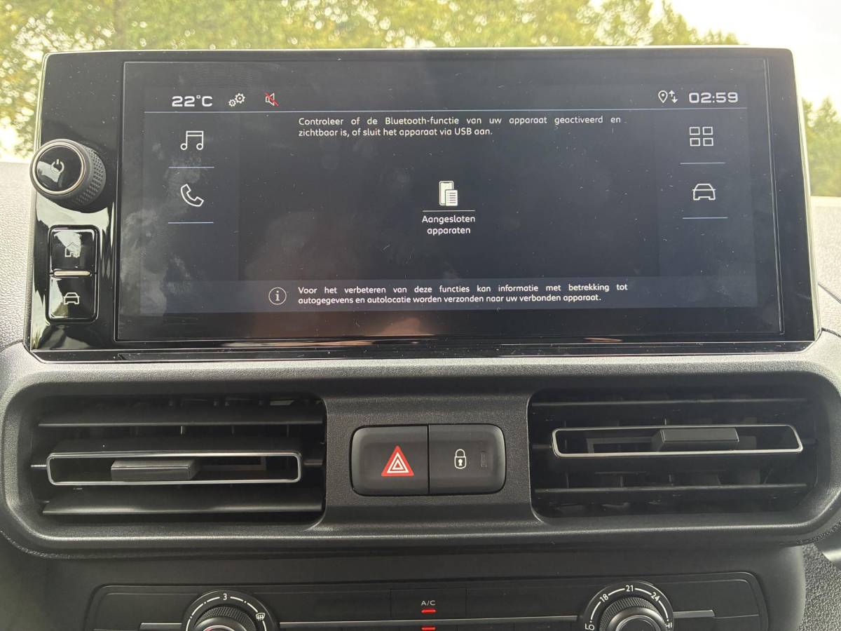 Fiat Doblò Fiat Doblò 1.5D 100pk L1 650kg | NIEUW Direct Leverbaar | Airconditioning | Cruise control | Camera | Laadruimte Betimmering | Navigatie via Apple Carplay/Android Auto