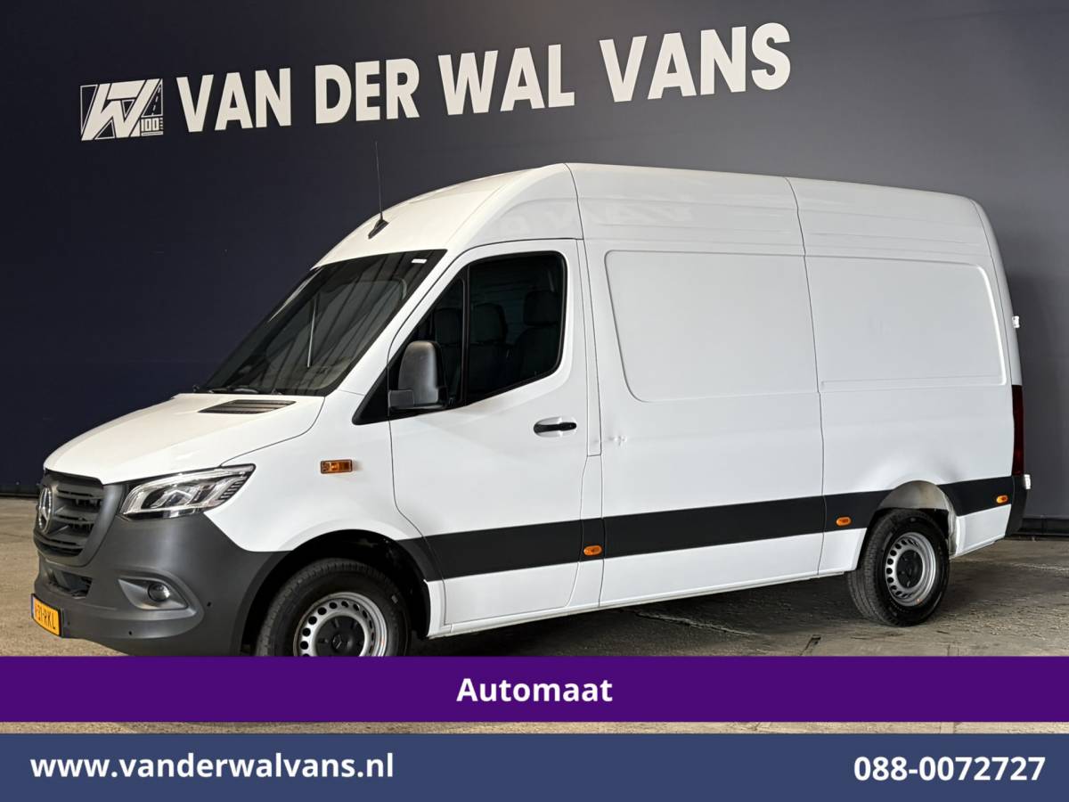 Mercedes-Benz Sprinter Mercedes-Benz Sprinter 317 CDI 170pk 9G-Tronic Automaat L2H2 Euro6 Airco | Camera | Navigatie | LED | Cruisecontrol | Stoelverwarming Chauffeursstoel, Parkeersensoren, Bijrijdersbank