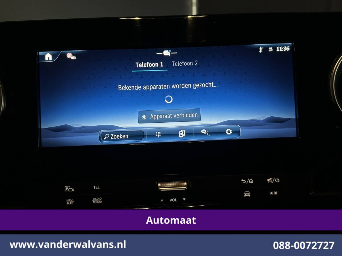 Mercedes-Benz Sprinter Mercedes-Benz Sprinter 317 CDI 170pk 9G-Tronic Automaat L2H2 Euro6 Airco | Camera | Navigatie | LED | Cruisecontrol | Stoelverwarming Chauffeursstoel, Parkeersensoren, Bijrijdersbank