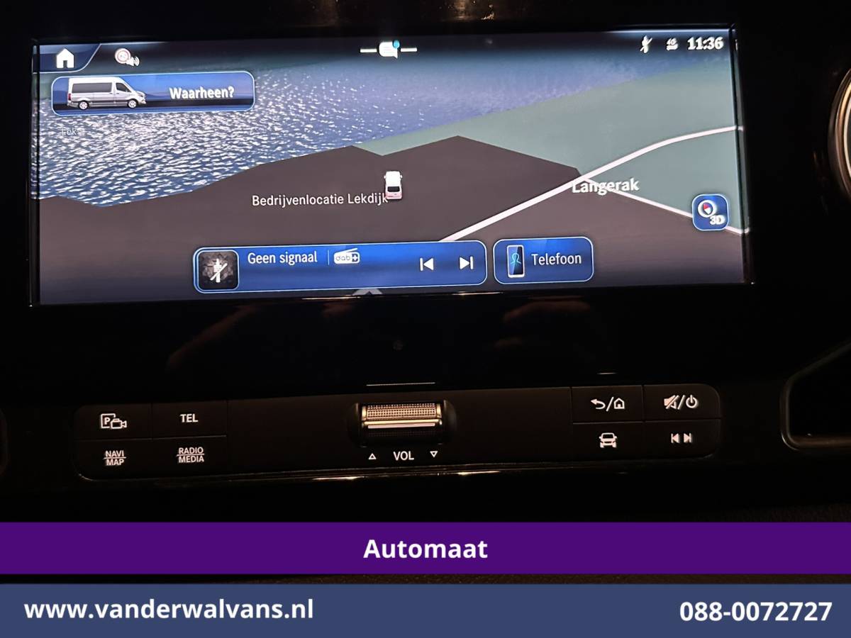 Mercedes-Benz Sprinter Mercedes-Benz Sprinter 317 CDI 170pk 9G-Tronic Automaat L2H2 Euro6 Airco | Camera | Navigatie | LED | Cruisecontrol | Stoelverwarming Chauffeursstoel, Parkeersensoren, Bijrijdersbank