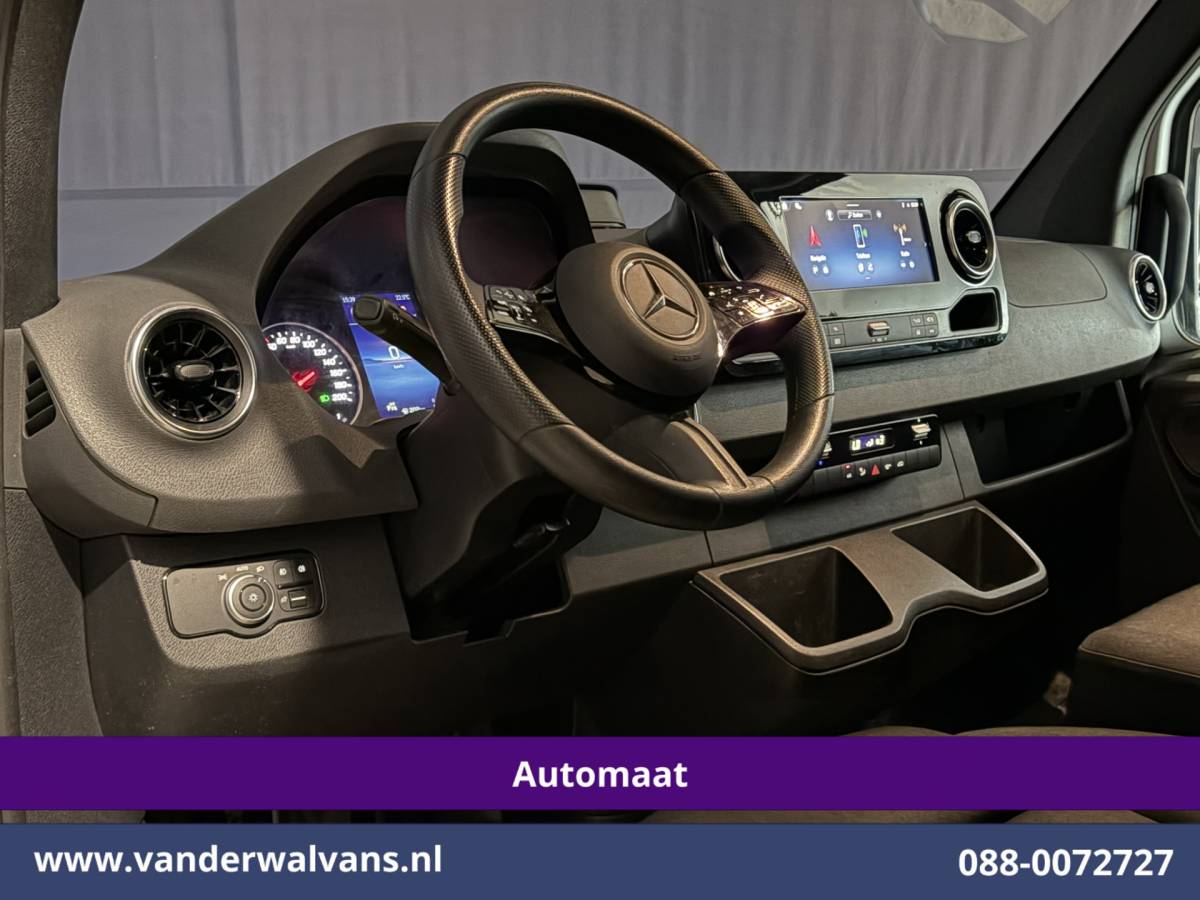 Mercedes-Benz Sprinter Mercedes-Benz Sprinter 317 CDI 170pk 9G-Tronic Automaat L2H2 Euro6 Airco | Camera | Navigatie | LED | Cruisecontrol | Stoelverwarming Chauffeursstoel, Parkeersensoren, Bijrijdersbank