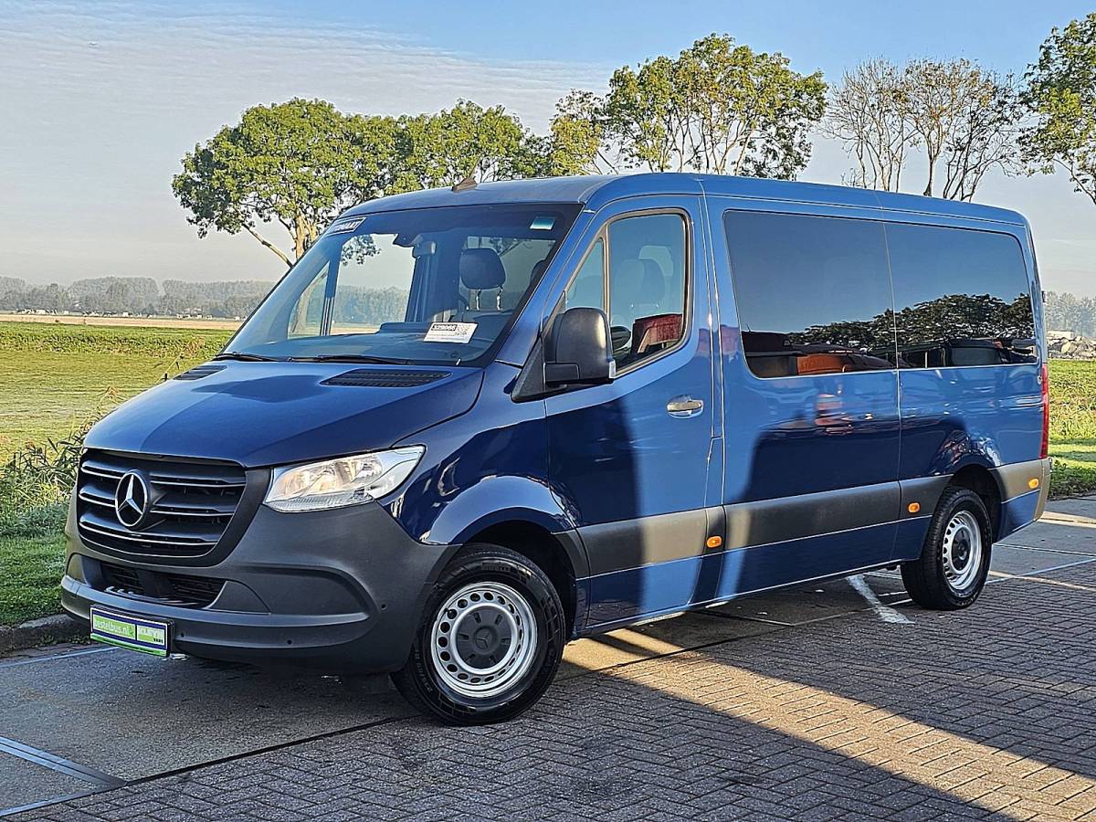 Mercedes-Benz Sprinter MERCEDES-BENZ SPRINTER 314 L2H1 Tourer Personenbus Kombi 9 Persoons Airco Automaat Apple Carplay Camera Navi Leer PDC Cruise Control Euro6 !