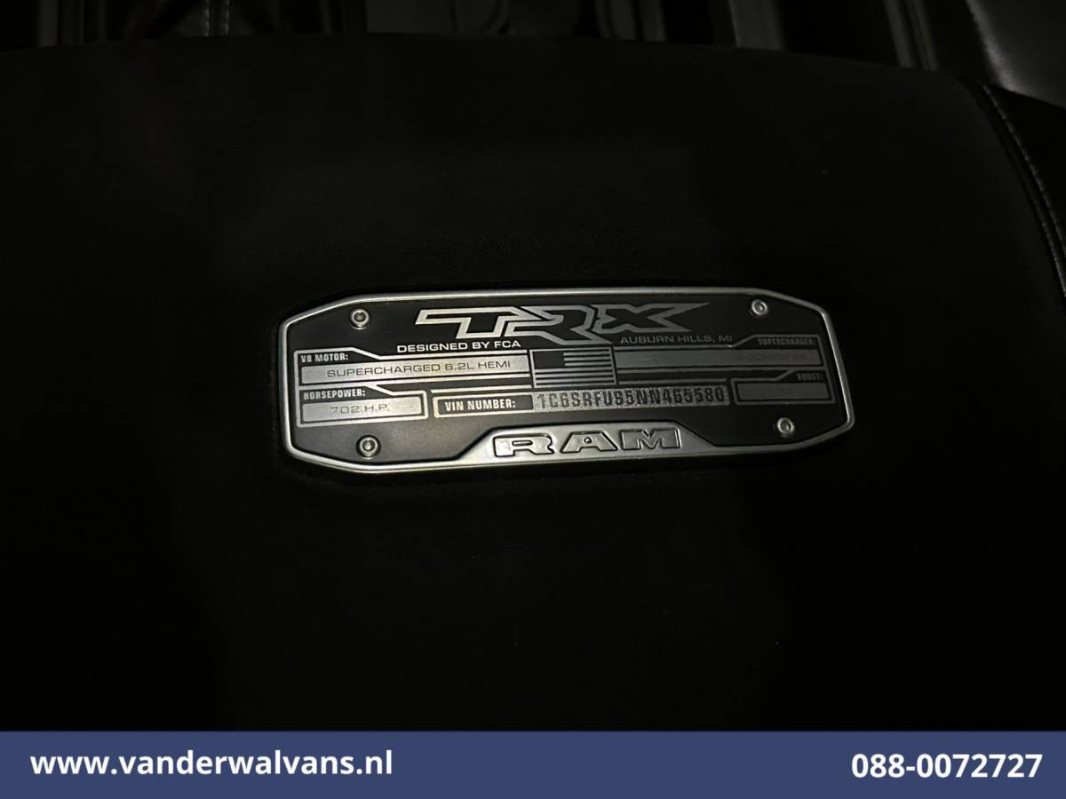 Dodge Ram 1500 Dodge Ram 1500 TRX HELLCAT | 6.2 V8 712pk SUPERCHARGED HEMI 4×4 Automaat | Crew Cab Euro6 | Full Option Harman / Kardon, Pano, Carbon