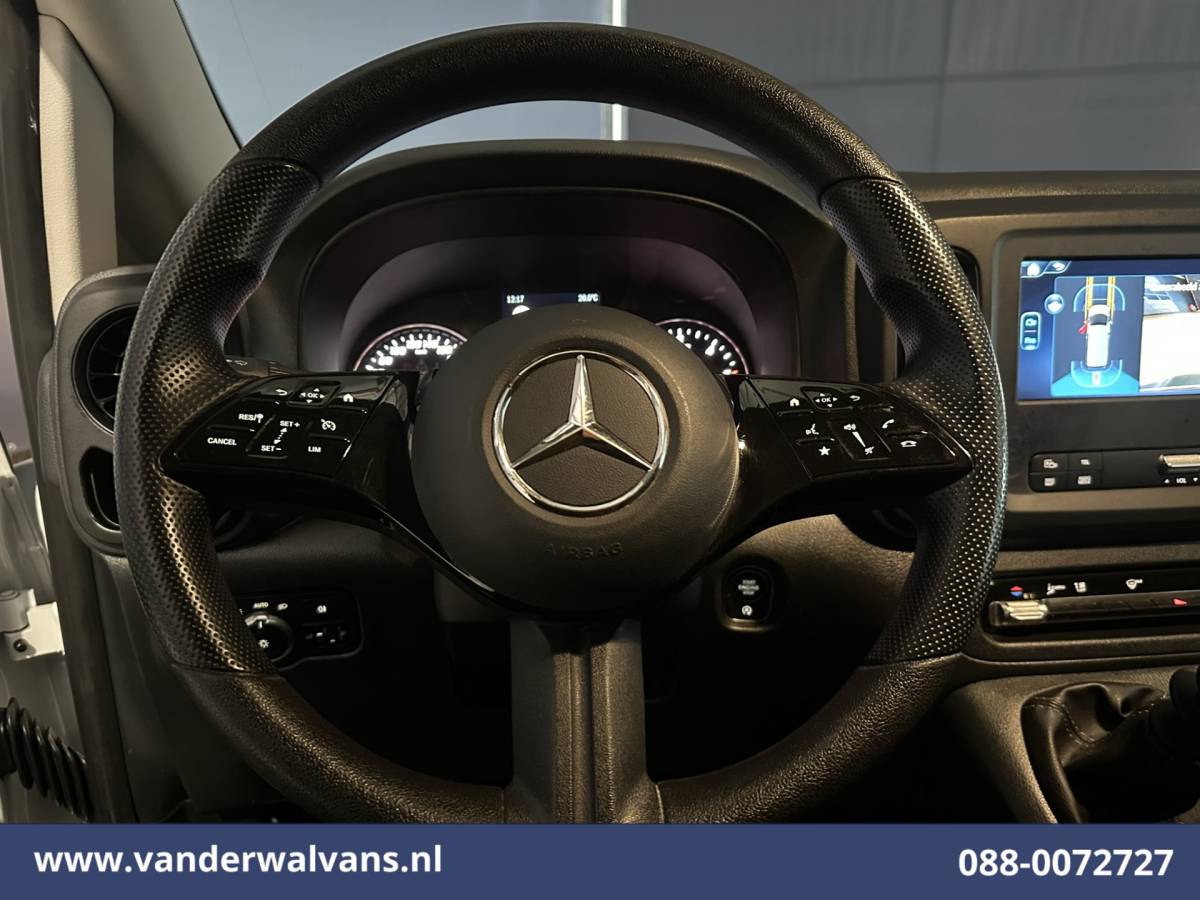 Mercedes-Benz Vito Mercedes-Benz Vito 116 CDI 164pk L2H1 2025 Model Euro6 Airco |  Camera | XXL MBUX | Navigatie | Cruisecontrol | Stoelverwarming Parkeersensoren, Bijrijdersbank