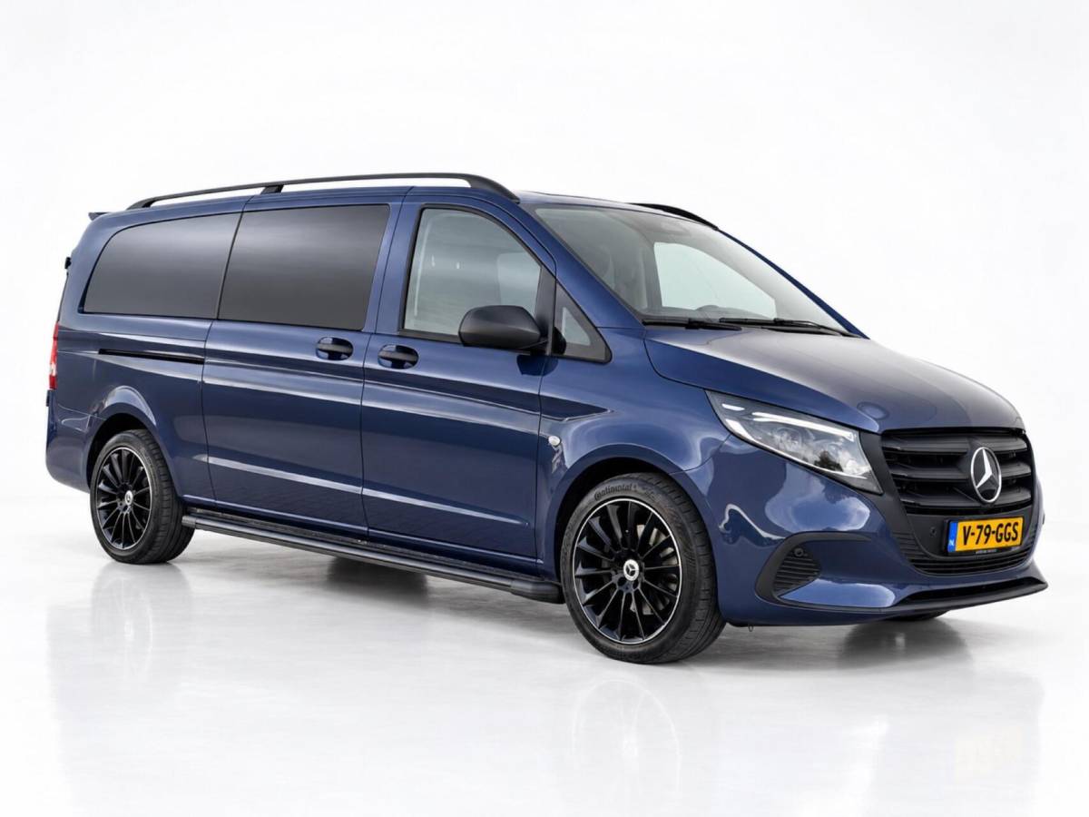 Mercedes-Benz Vito Mercedes Vito Bestel 119 CDI L3 XXL Dubbel Cabine | Leder | Full LED | Adaptive cruise | 2x Schuifdeur | Camera