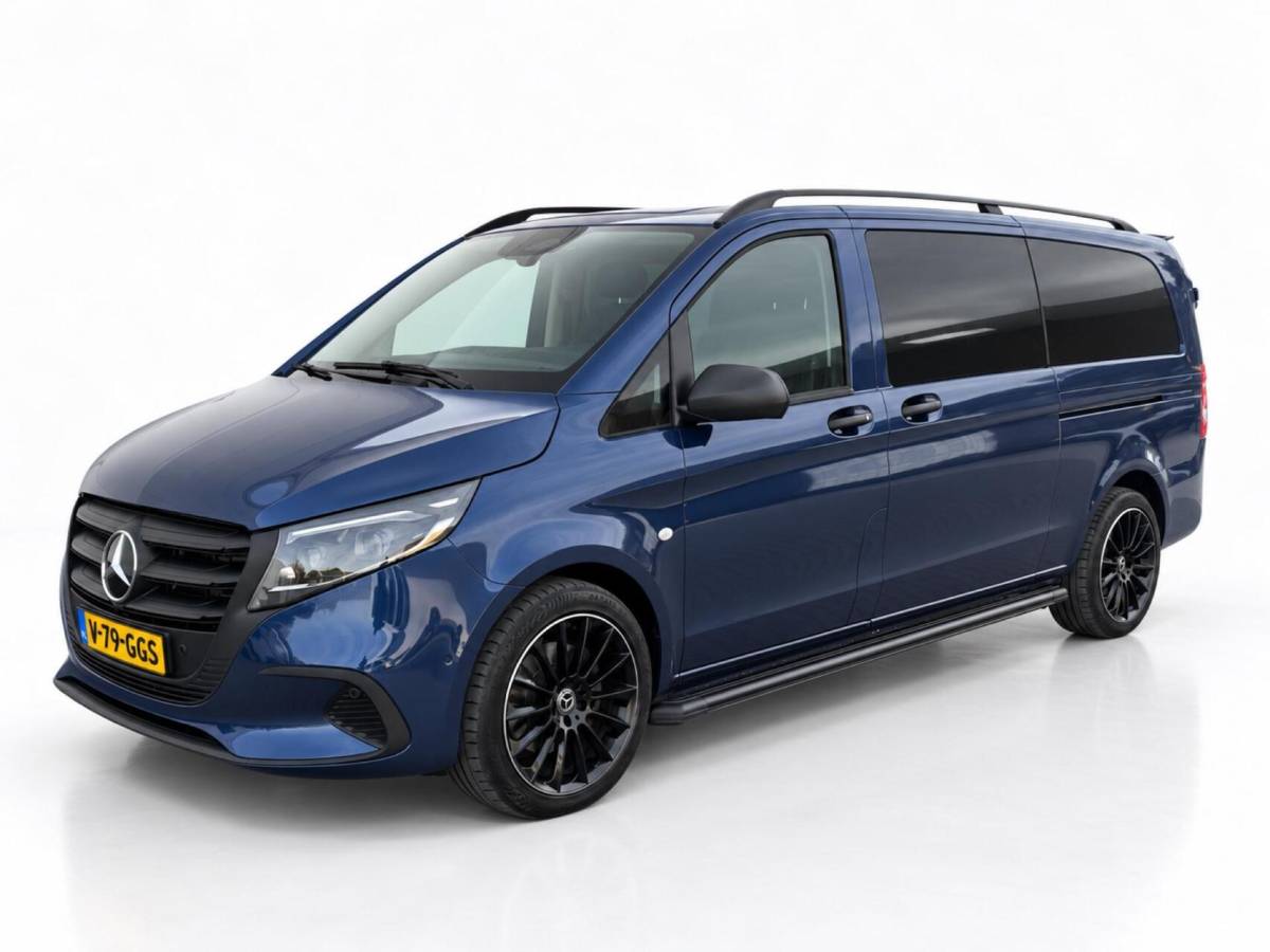 Mercedes-Benz Vito Mercedes Vito Bestel 119 CDI L3 XXL Dubbel Cabine | Leder | Full LED | Adaptive cruise | 2x Schuifdeur | Camera