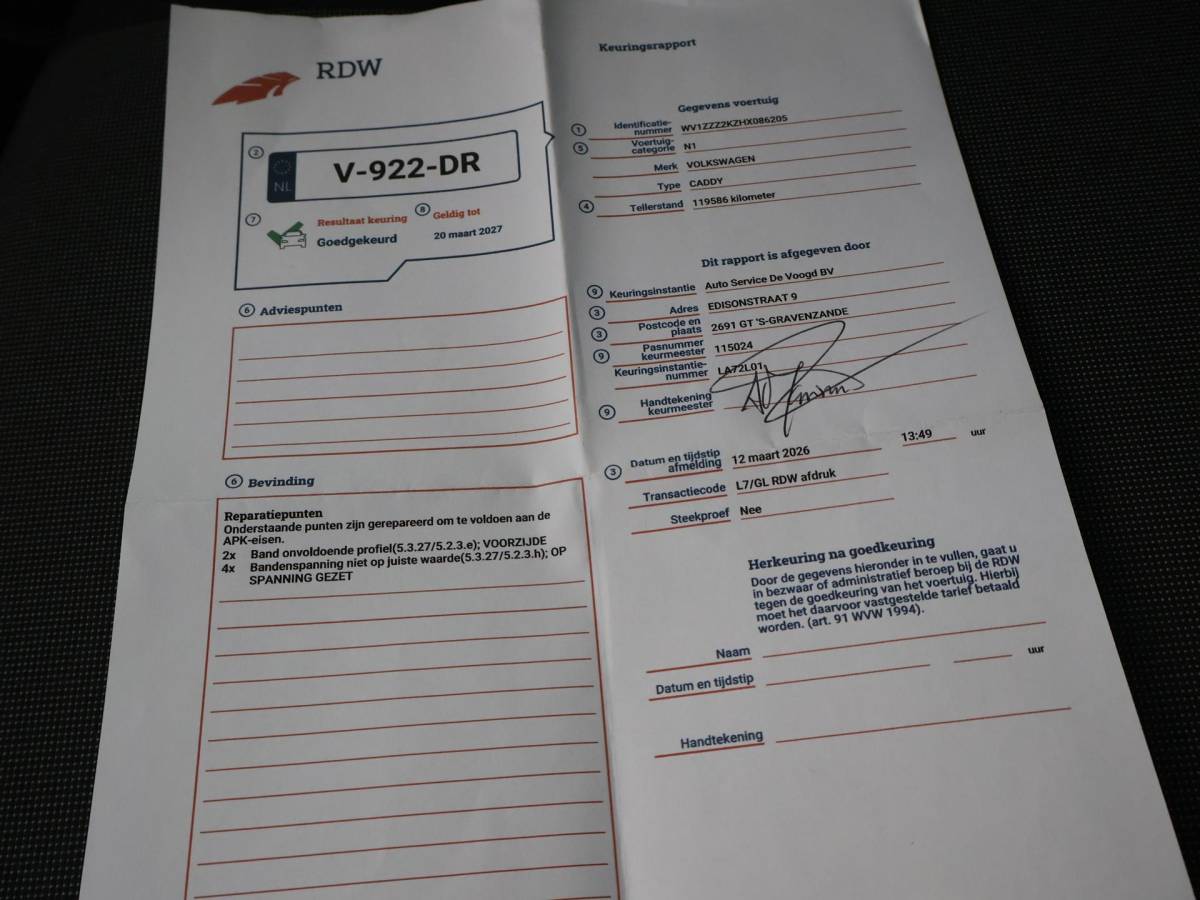 Volkswagen Caddy Volkswagen Caddy 2.0 TDI L1H1 EURO 6 + AIRCO | ORIG. NL | 123.861 KM