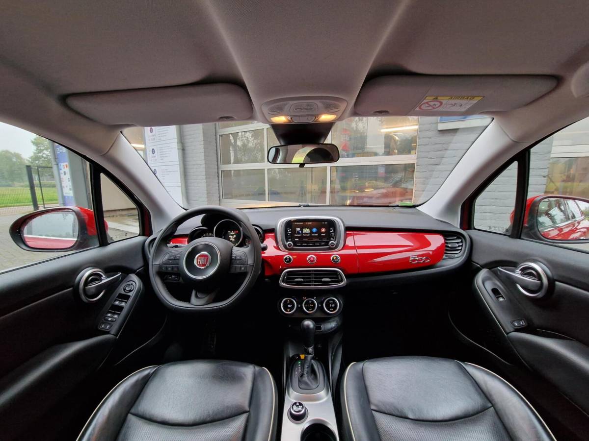 Fiat 500X Fiat 500 X 1.4 Turbo MultiAir Lounge|Automaat|Clima|Navi|Camera|Leder|