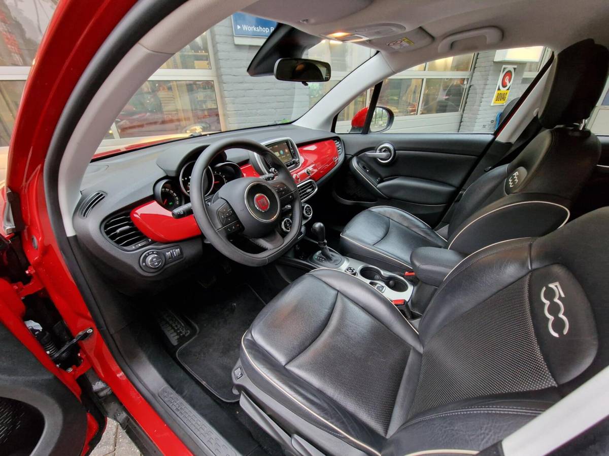 Fiat 500X Fiat 500 X 1.4 Turbo MultiAir Lounge|Automaat|Clima|Navi|Camera|Leder|