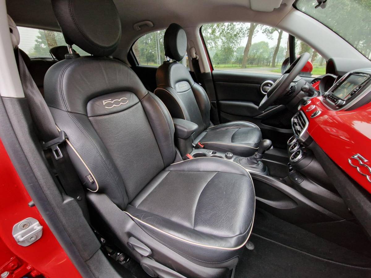 Fiat 500X Fiat 500 X 1.4 Turbo MultiAir Lounge|Automaat|Clima|Navi|Camera|Leder|