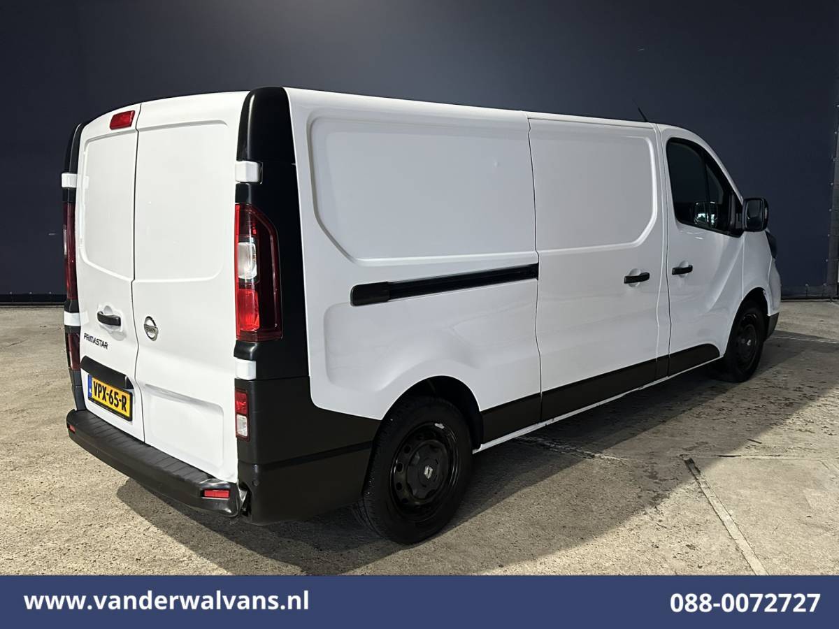 Nissan Primastar Nissan Primastar 2.0 dCi 131pk L2H1 Euro6 Airco | LED | Cruisecontrol | Parkeersensoren Bijrijdersbank, 2500kg trekvermogen