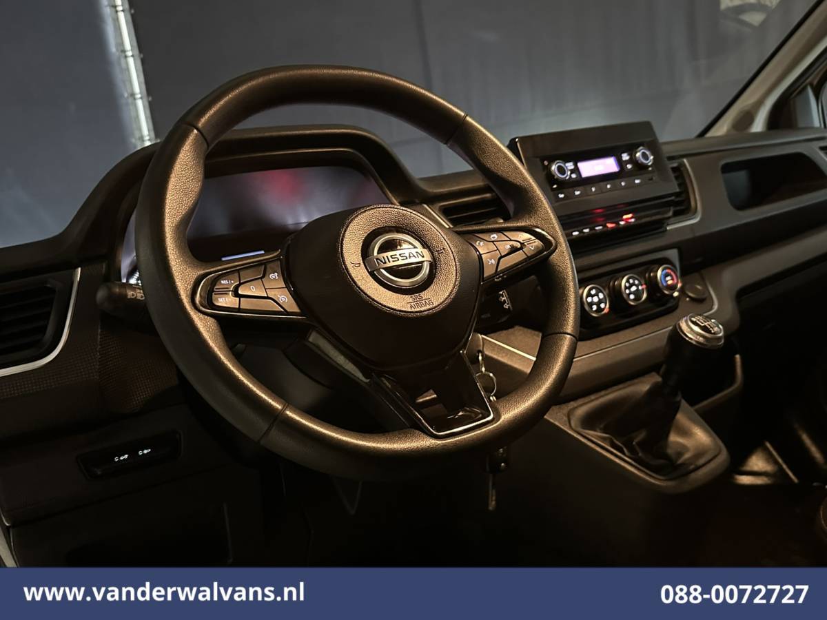 Nissan Primastar Nissan Primastar 2.0 dCi 131pk L2H1 Euro6 Airco | LED | Cruisecontrol | Parkeersensoren Bijrijdersbank, 2500kg trekvermogen
