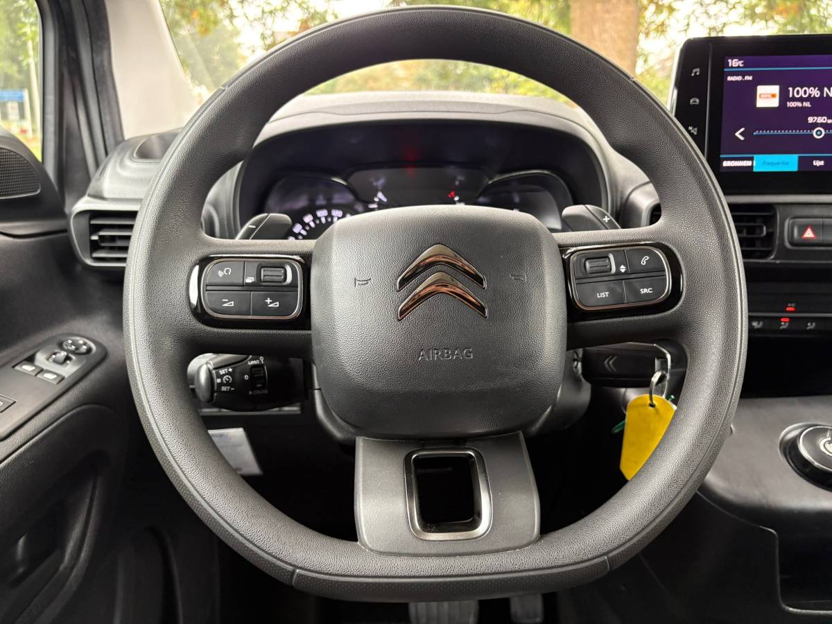 Citroën Berlingo Citroen Berlingo 1.5 BlueHDI|131PK|NAP|AUTOMAAT|Distributieriem vv|achteruitrijcamera|apple CarPlay|cruise|parkeersensoren|airco