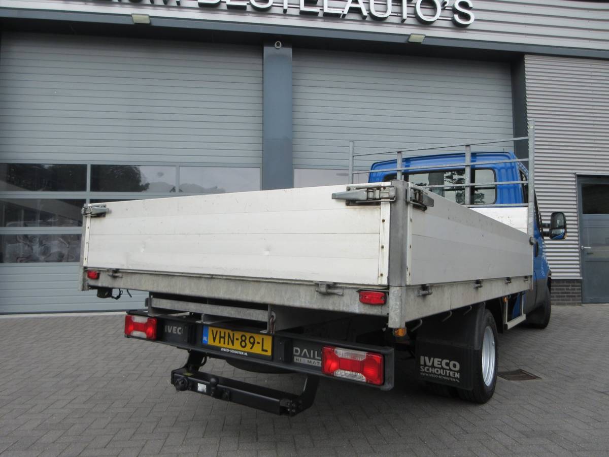 Iveco  Iveco 40C18 40c18 3.0, 180pk, Euro 6, DC, Openlaadbak, Oprijwagen, Oprijauto, Airco.