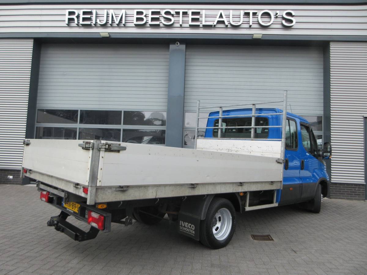 Iveco  Iveco 40C18 40c18 3.0, 180pk, Euro 6, DC, Openlaadbak, Oprijwagen, Oprijauto, Airco.