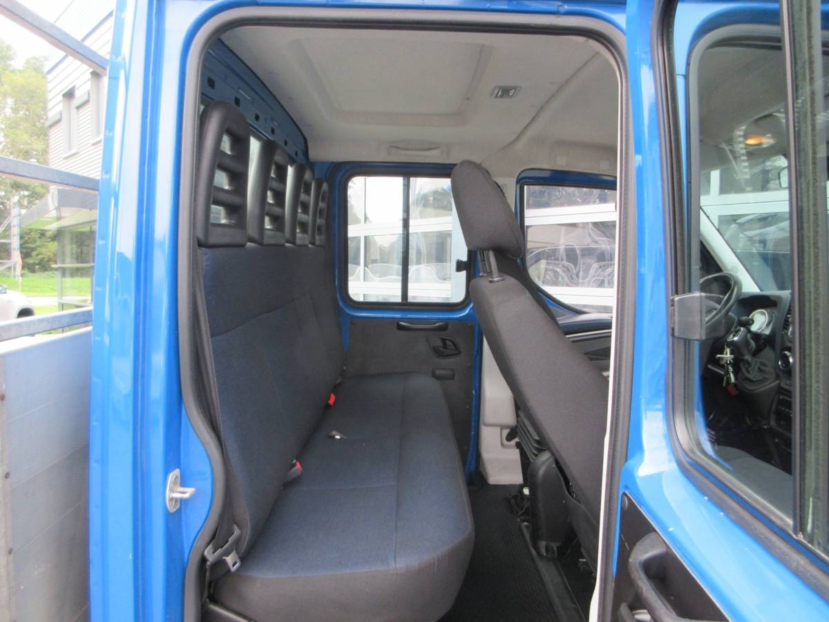 Iveco  Iveco 40C18 40c18 3.0, 180pk, Euro 6, DC, Openlaadbak, Oprijwagen, Oprijauto, Airco.