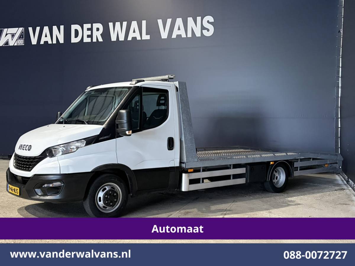 Iveco Daily Iveco Daily 35C14H 2.3 Oprijwagen Automaat Dubbel Lucht Euro6 Airco | Camera | 3500kg Trekhaak | Electrische Lier | Chauffeursstoel Cruisecontrol, Bijrijdersbank