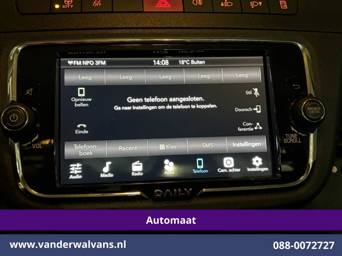 Iveco Daily Iveco Daily 35C14H 2.3 Oprijwagen Automaat Dubbel Lucht Euro6 Airco | Camera | 3500kg Trekhaak | Electrische Lier | Chauffeursstoel Cruisecontrol, Bijrijdersbank