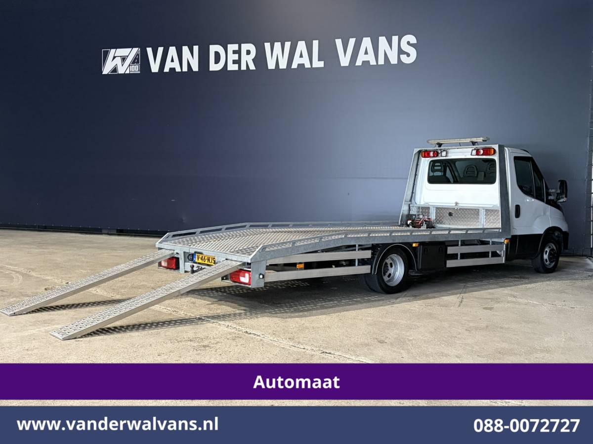 Iveco Daily Iveco Daily 35C14H 2.3 Oprijwagen Automaat Dubbel Lucht Euro6 Airco | Camera | 3500kg Trekhaak | Electrische Lier | Chauffeursstoel Cruisecontrol, Bijrijdersbank
