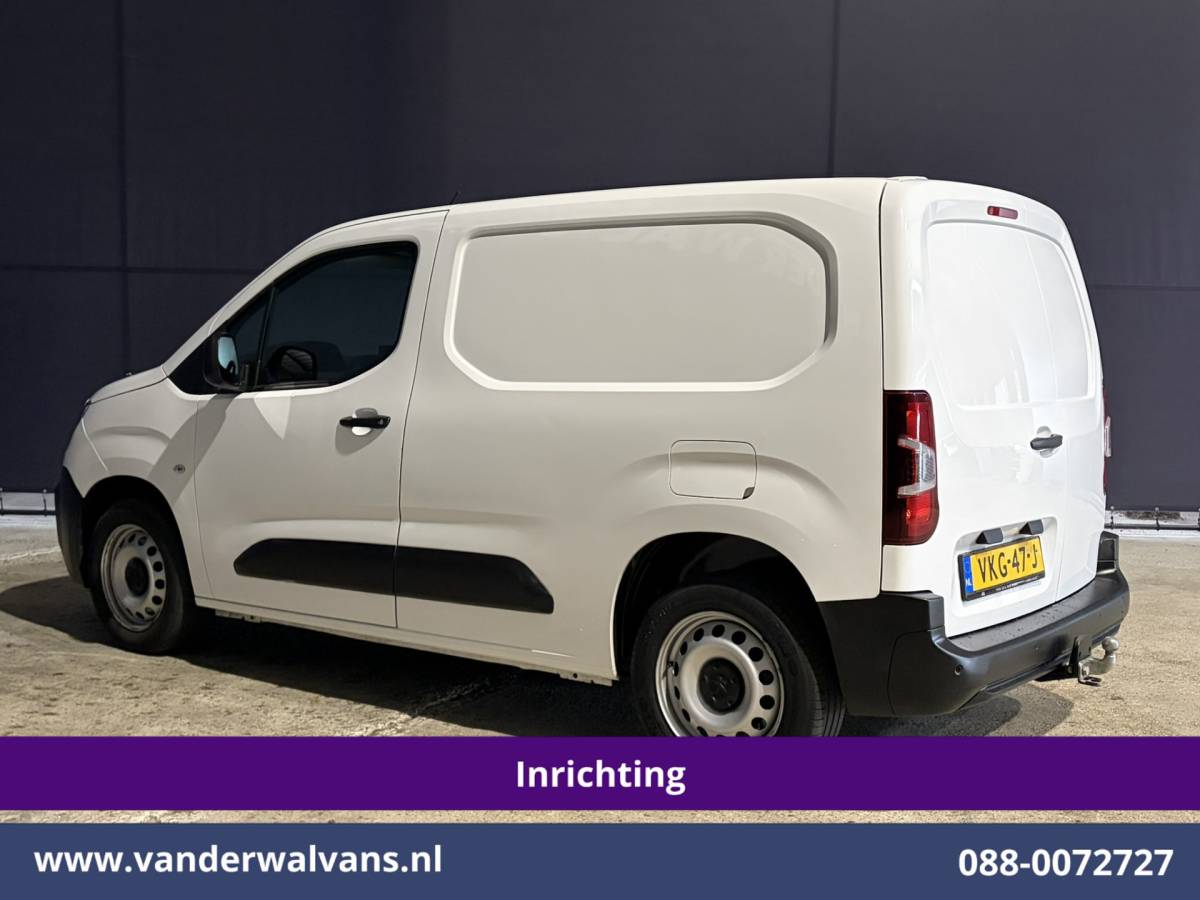 Peugeot Partner Peugeot Partner 1.5 BlueHDI 102pk L1H1 inrichting Euro6 Airco | Navigatie | Apple Carplay Trekhaak, Cruisecontrol, Android Auto, Parkeersensoren
