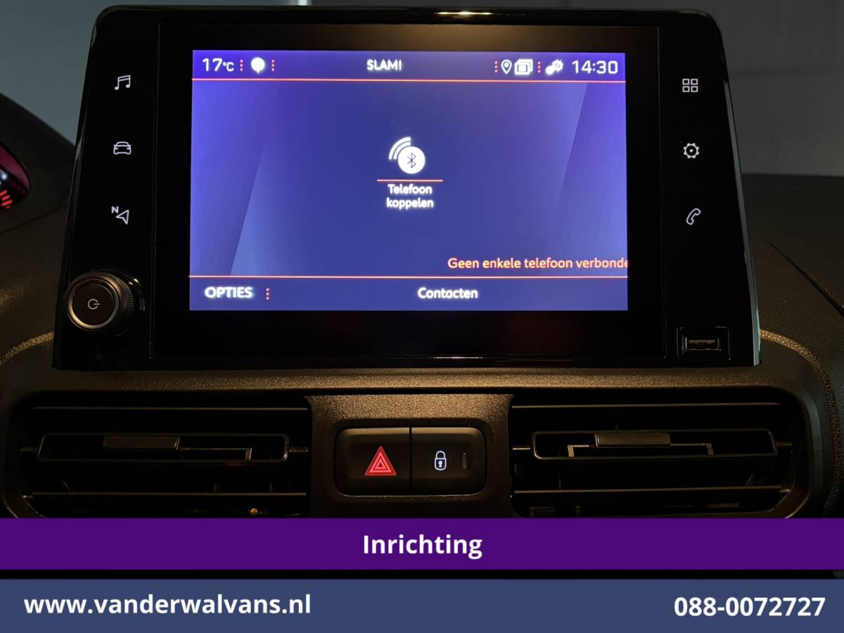 Peugeot Partner Peugeot Partner 1.5 BlueHDI 102pk L1H1 inrichting Euro6 Airco | Navigatie | Apple Carplay Trekhaak, Cruisecontrol, Android Auto, Parkeersensoren
