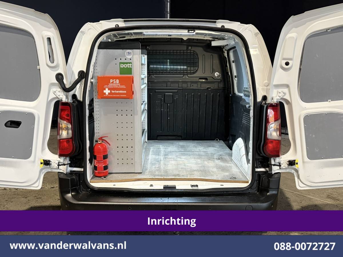 Peugeot Partner Peugeot Partner 1.5 BlueHDI 102pk L1H1 inrichting Euro6 Airco | Navigatie | Apple Carplay Trekhaak, Cruisecontrol, Android Auto, Parkeersensoren