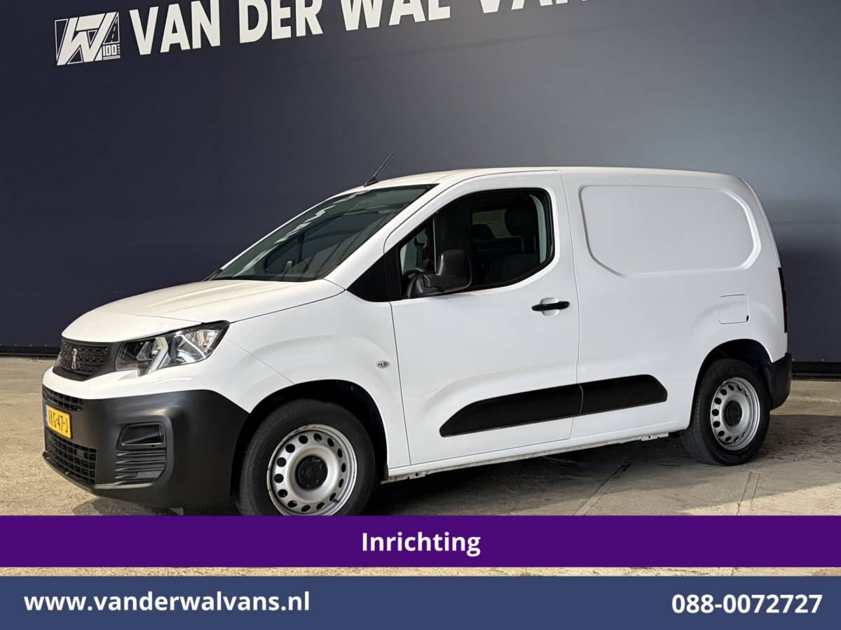 Peugeot Partner Peugeot Partner 1.5 BlueHDI 102pk L1H1 inrichting Euro6 Airco | Navigatie | Apple Carplay Trekhaak, Cruisecontrol, Android Auto, Parkeersensoren