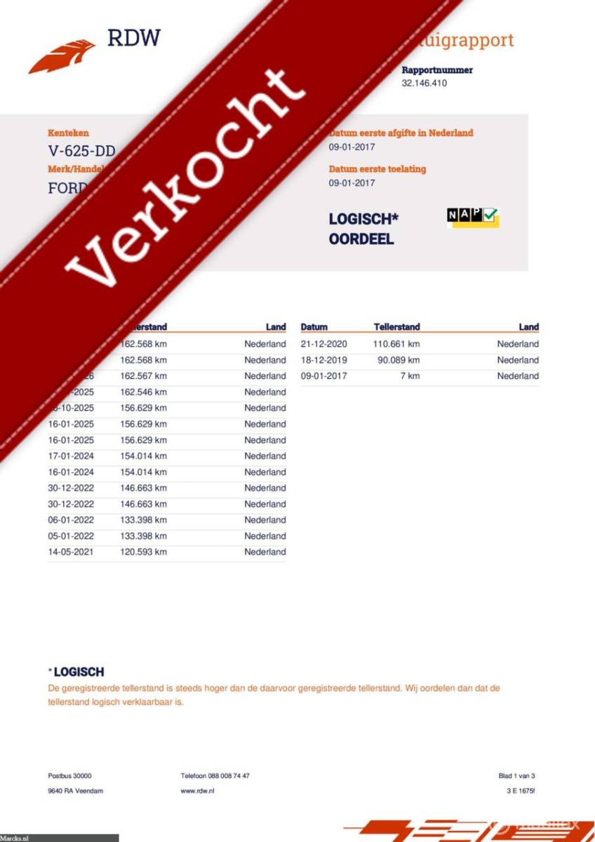 Ford Transit Ford Transit 330 2.0 TDCI L2H3 Ambiente EURO 6 3 Persoons